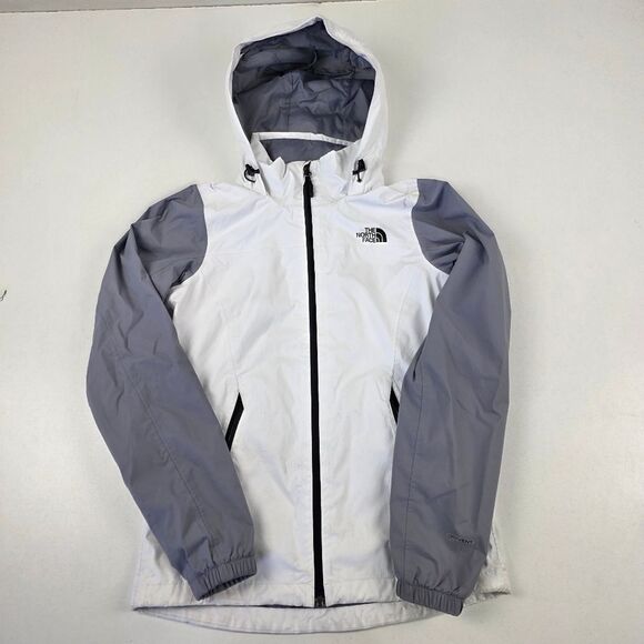 The North Fave Two Tone Dryvent Rain Jacket Womens Size XS Hooded - Picture 1 of 12